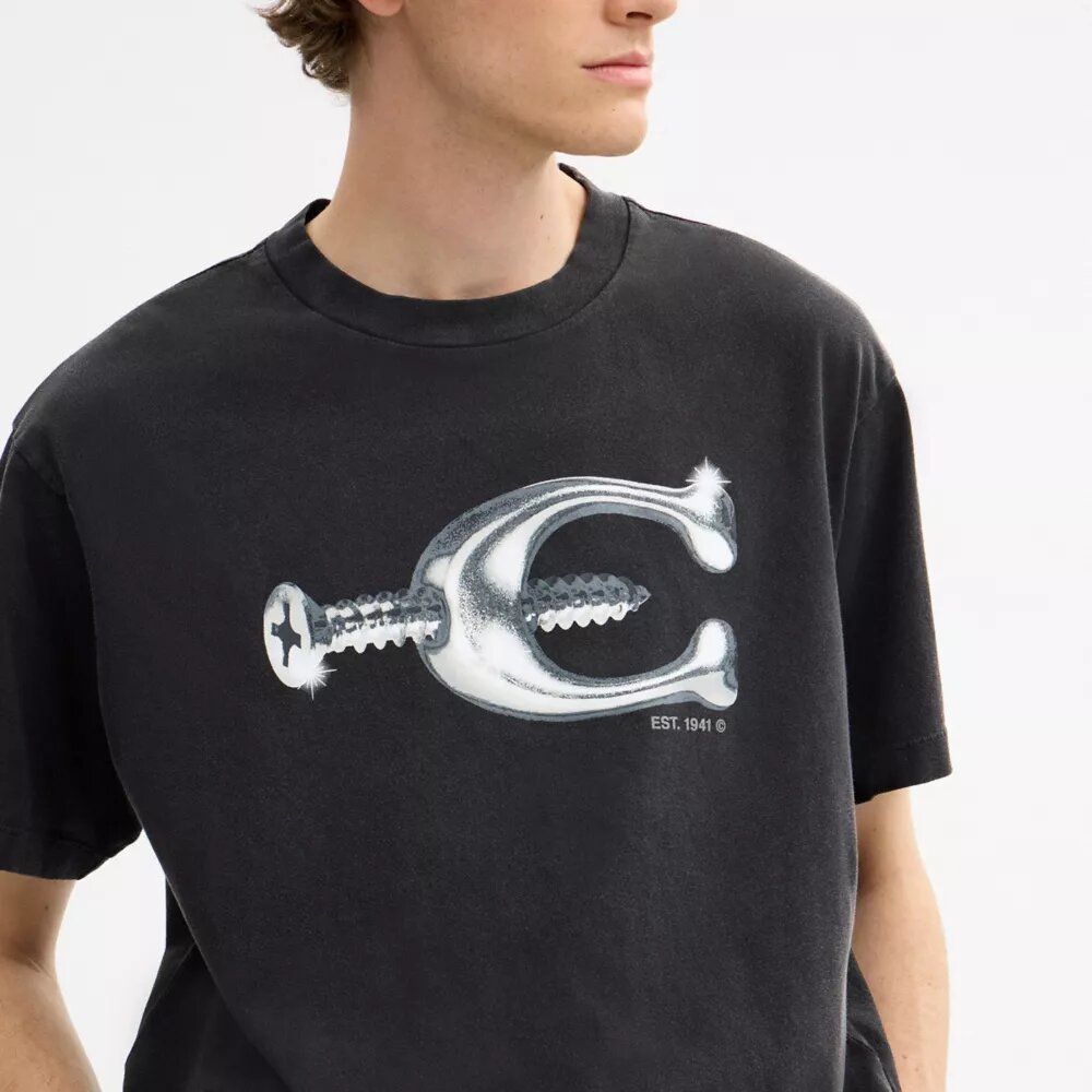 Camiseta holgada «Hardware» de algodón orgánico