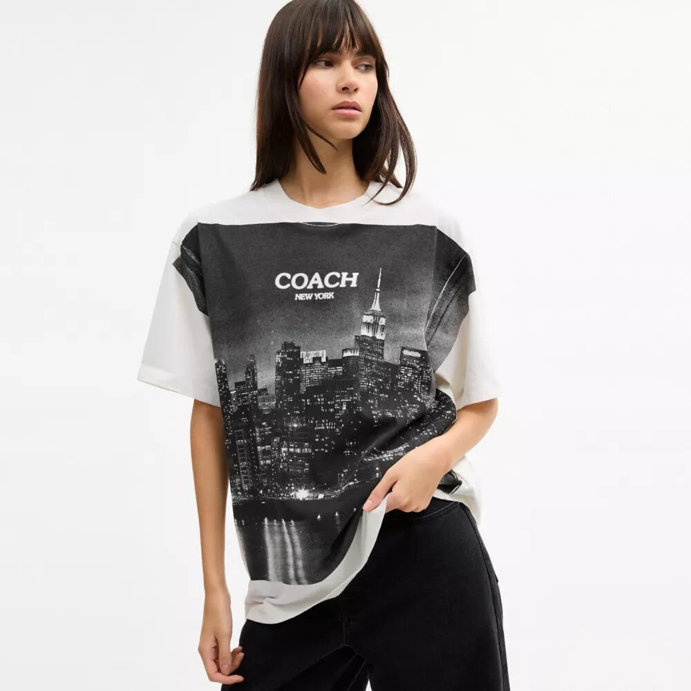 Camiseta holgada «Postcard»