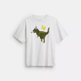 Camiseta holgada «Rexy 10th Birthday» de algodón orgánico