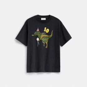Camiseta holgada «Rexy 10th Birthday» de algodón orgánico
