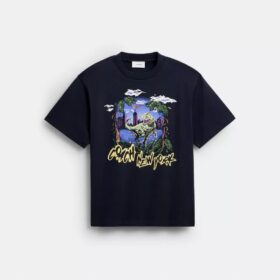 Camiseta holgada «Rexy 10th Birthday Jungle» de algodón orgánico