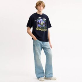Camiseta holgada «Rexy 10th Birthday Jungle» de algodón orgánico