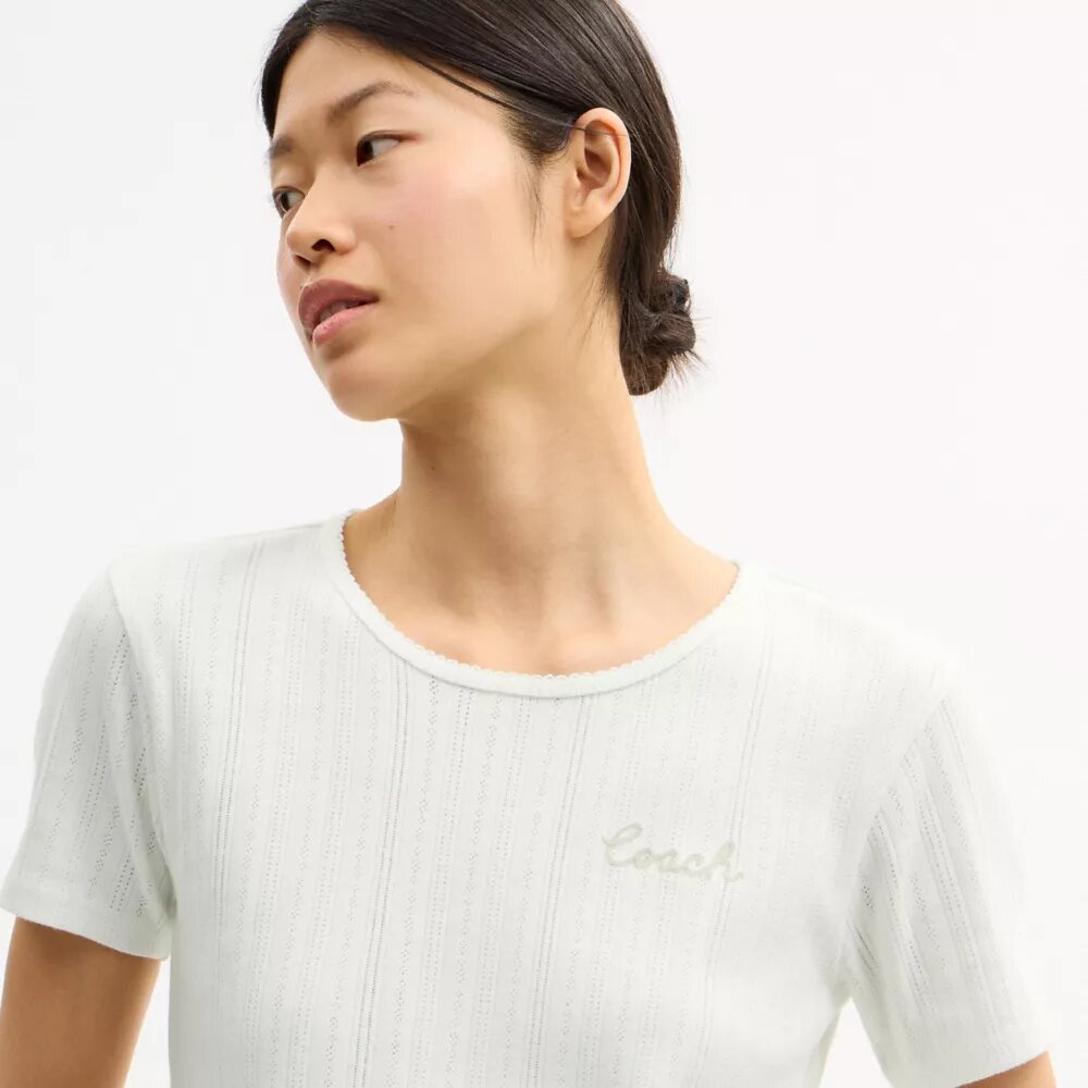 Camiseta Pointelle