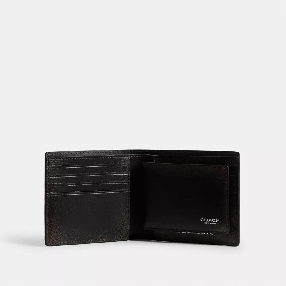 Cartera 3 en 1 de cuero desgastado