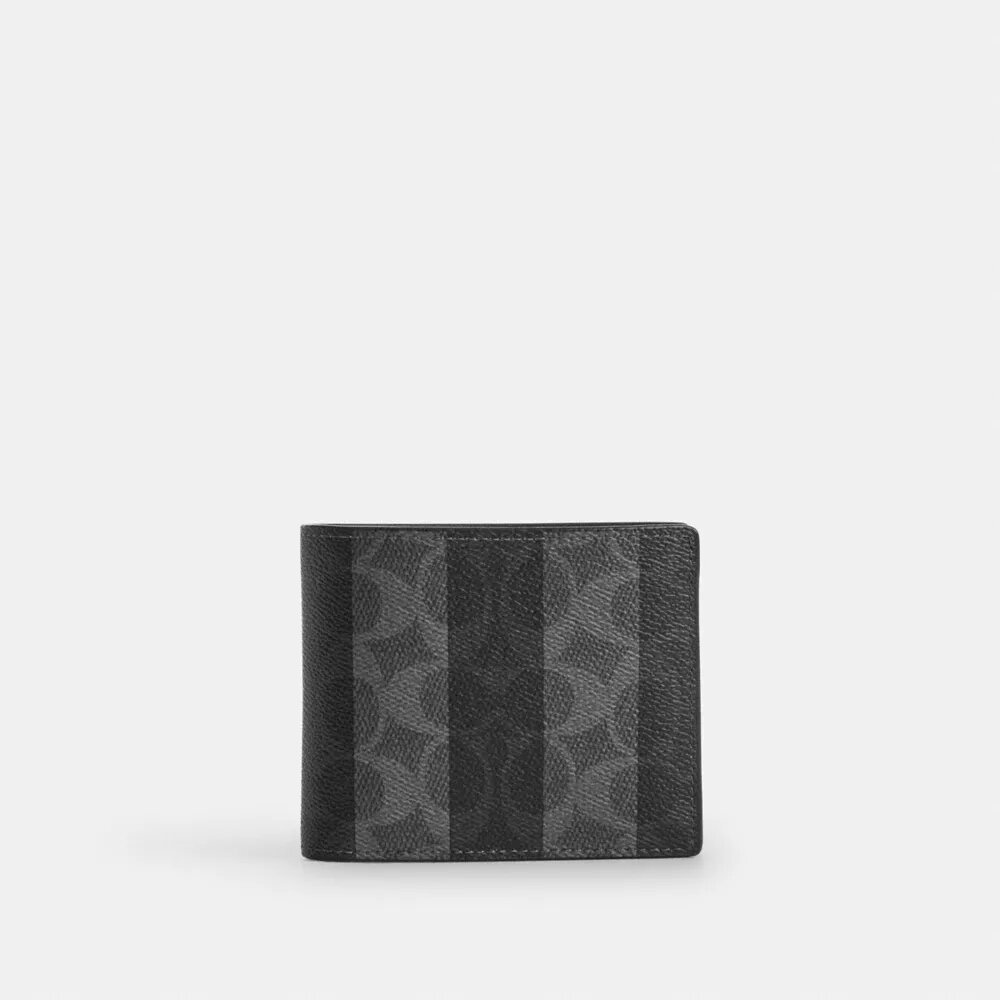 Cartera 3 en 1 de Signature Canvas a rayas