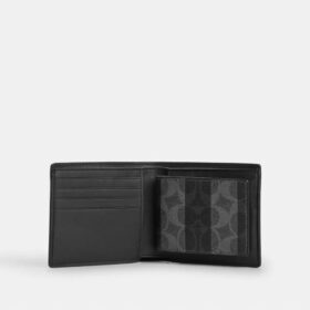 Cartera 3 en 1 de Signature Canvas a rayas