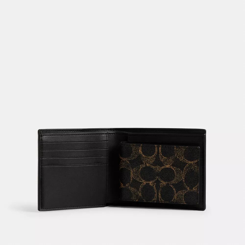 Cartera 3 en 1 en Signature Canvas