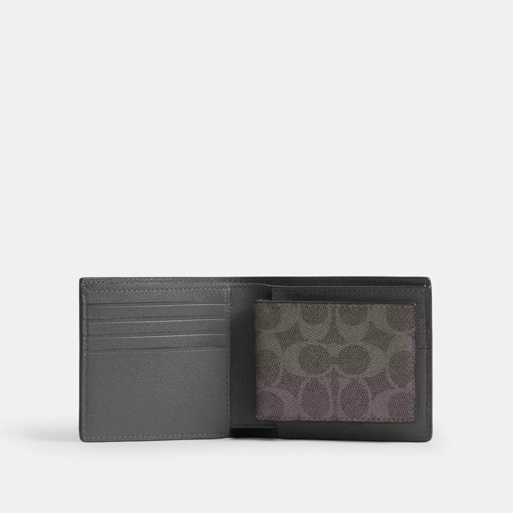 Cartera 3 en 1 en Signature Canvas