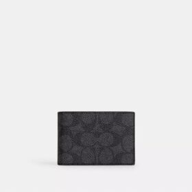 Cartera compacta de Signature Canvas