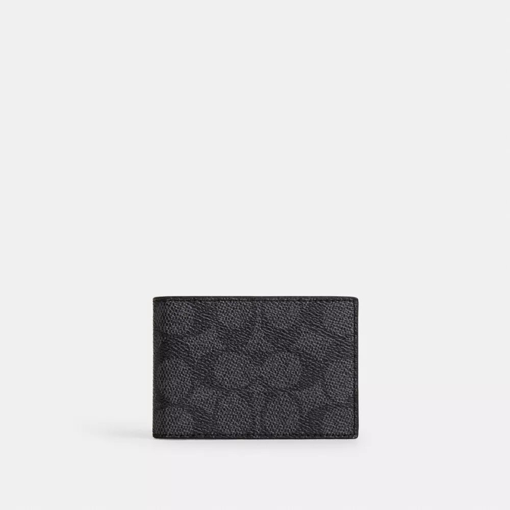Cartera compacta de Signature Canvas
