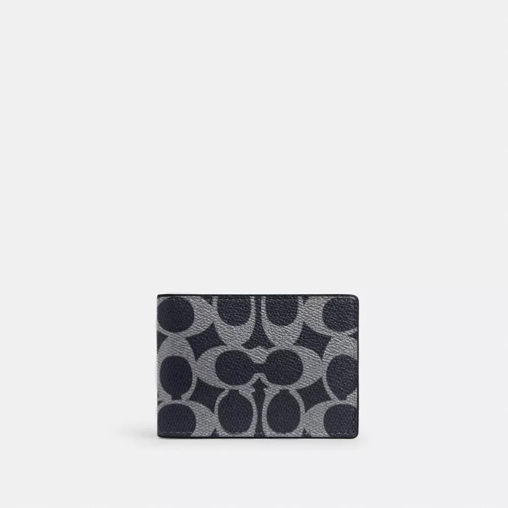 Cartera compacta de Signature Canvas