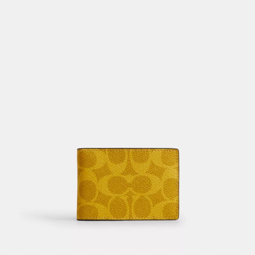 Cartera compacta de Signature Canvas