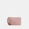 Cartera con doble cremallera en denim exclusivo