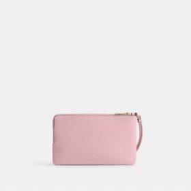 Cartera con doble cremallera en denim exclusivo