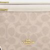 Cartera con doble cremallera en Signature Canvas