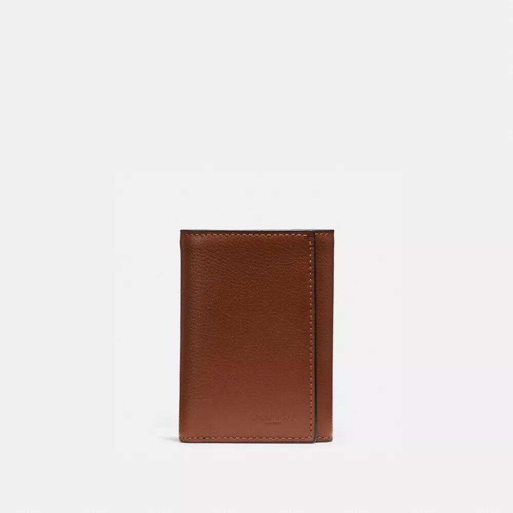 Cartera de tres pliegues