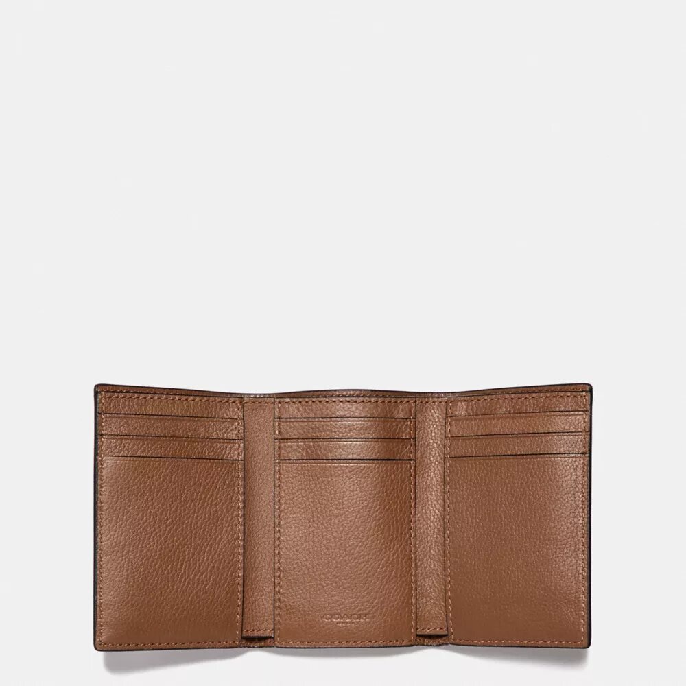 Cartera de tres pliegues