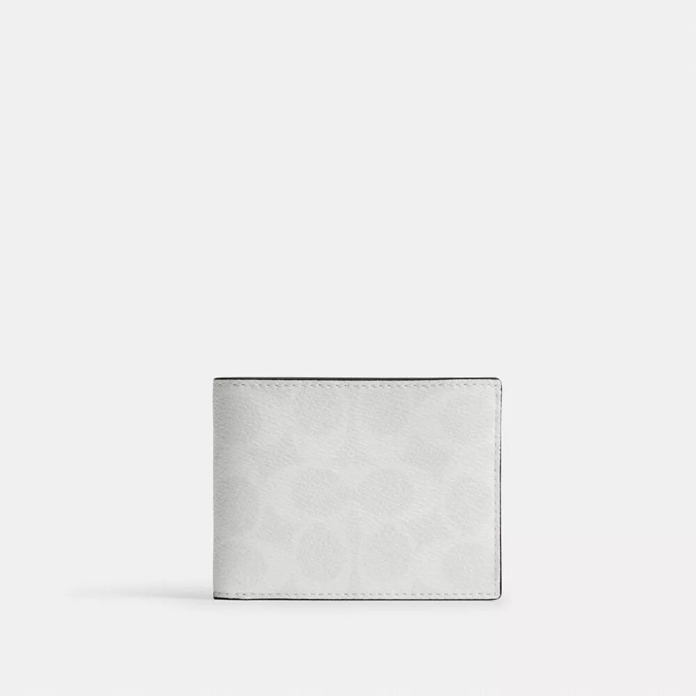 Cartera delgada de Signature Canvas