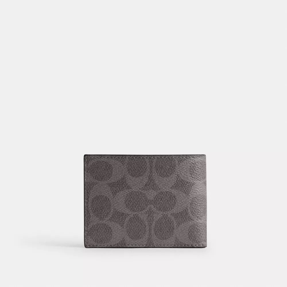 Cartera delgada de Signature Canvas