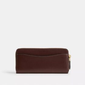 Cartera delgada tipo acordeón con cremallera de Nueva York