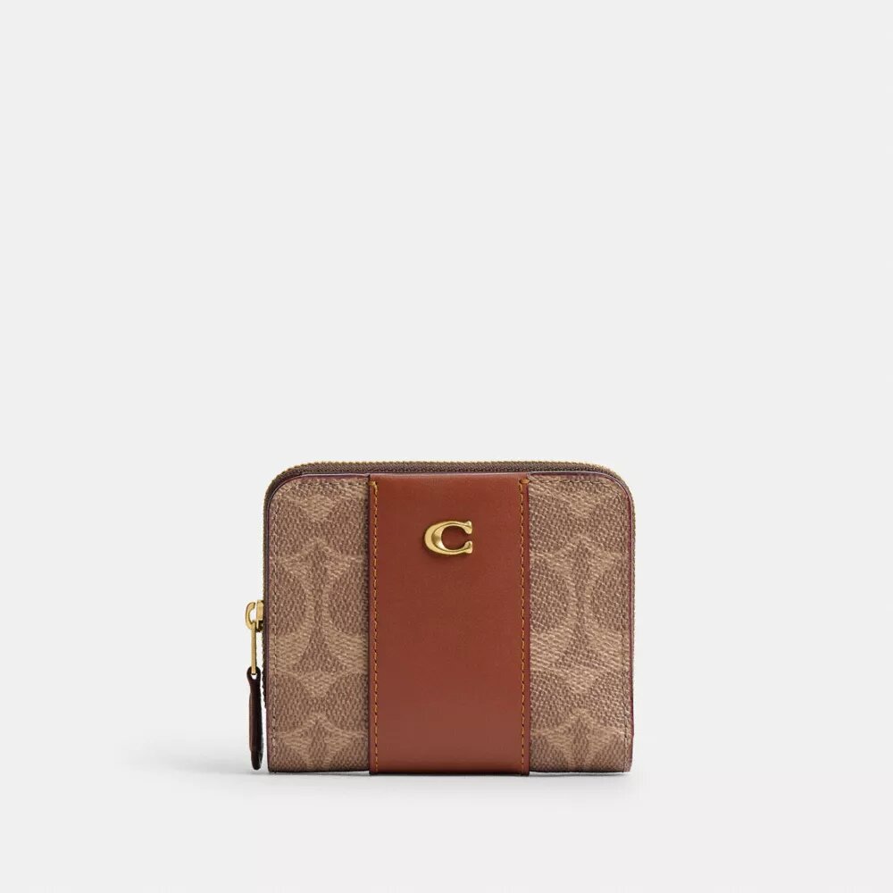 Cartera esencial en Signature Canvas con bloques de color