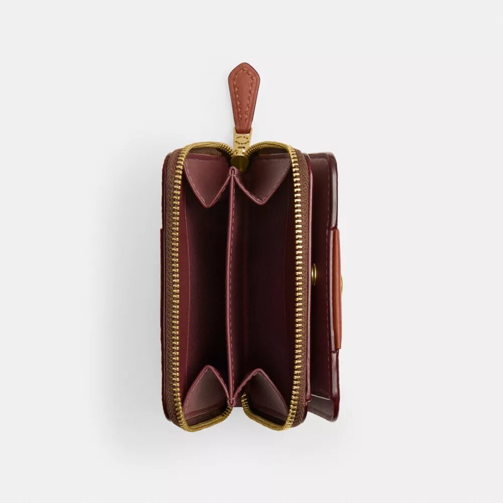 Cartera esencial en Signature Canvas con bloques de color