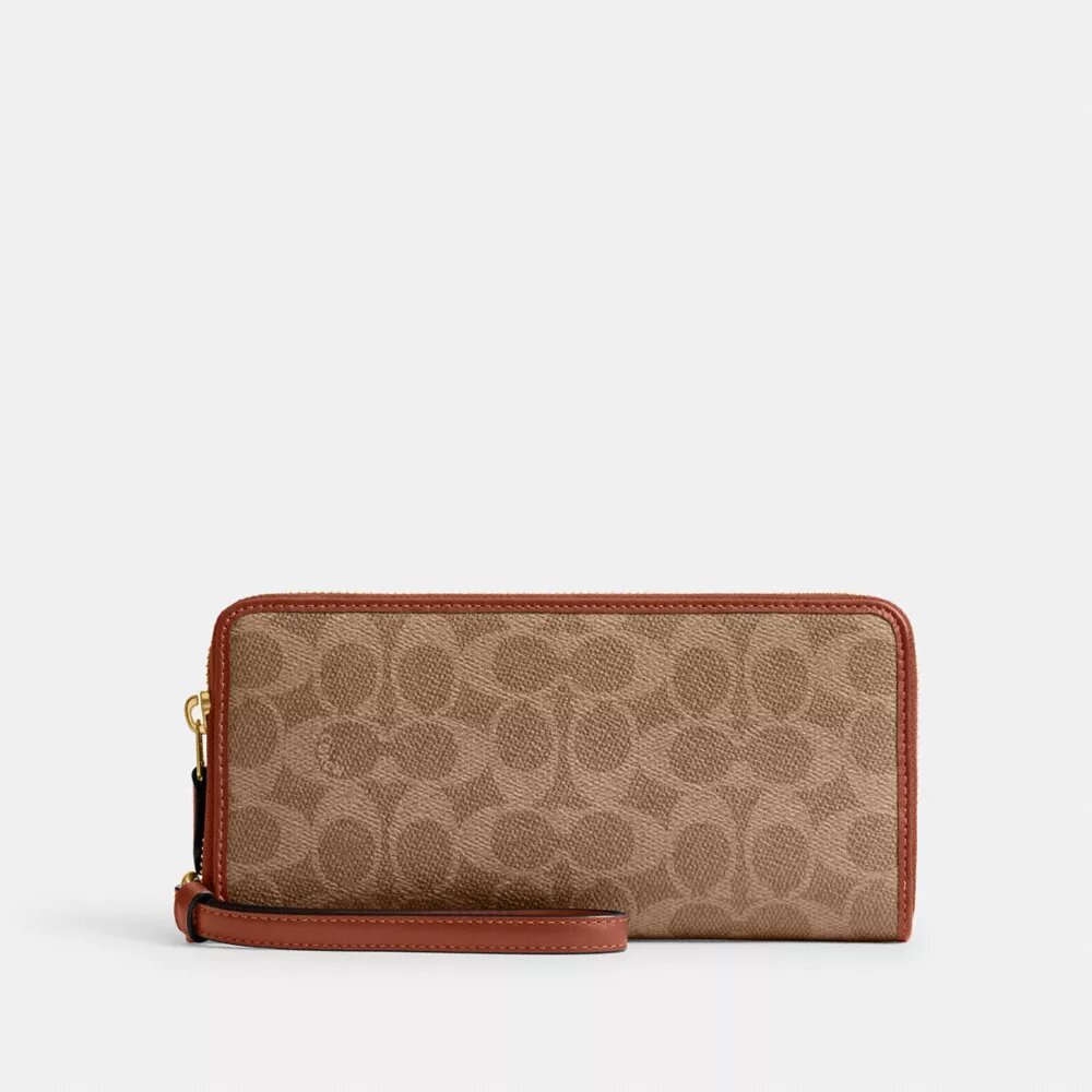 Cartera Essential Continental en Signature Canvas
