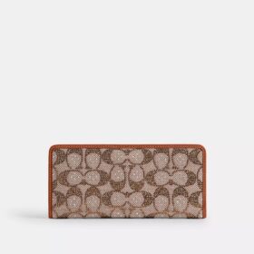 Cartera Essential Slim en jacquard Crystal Signature
