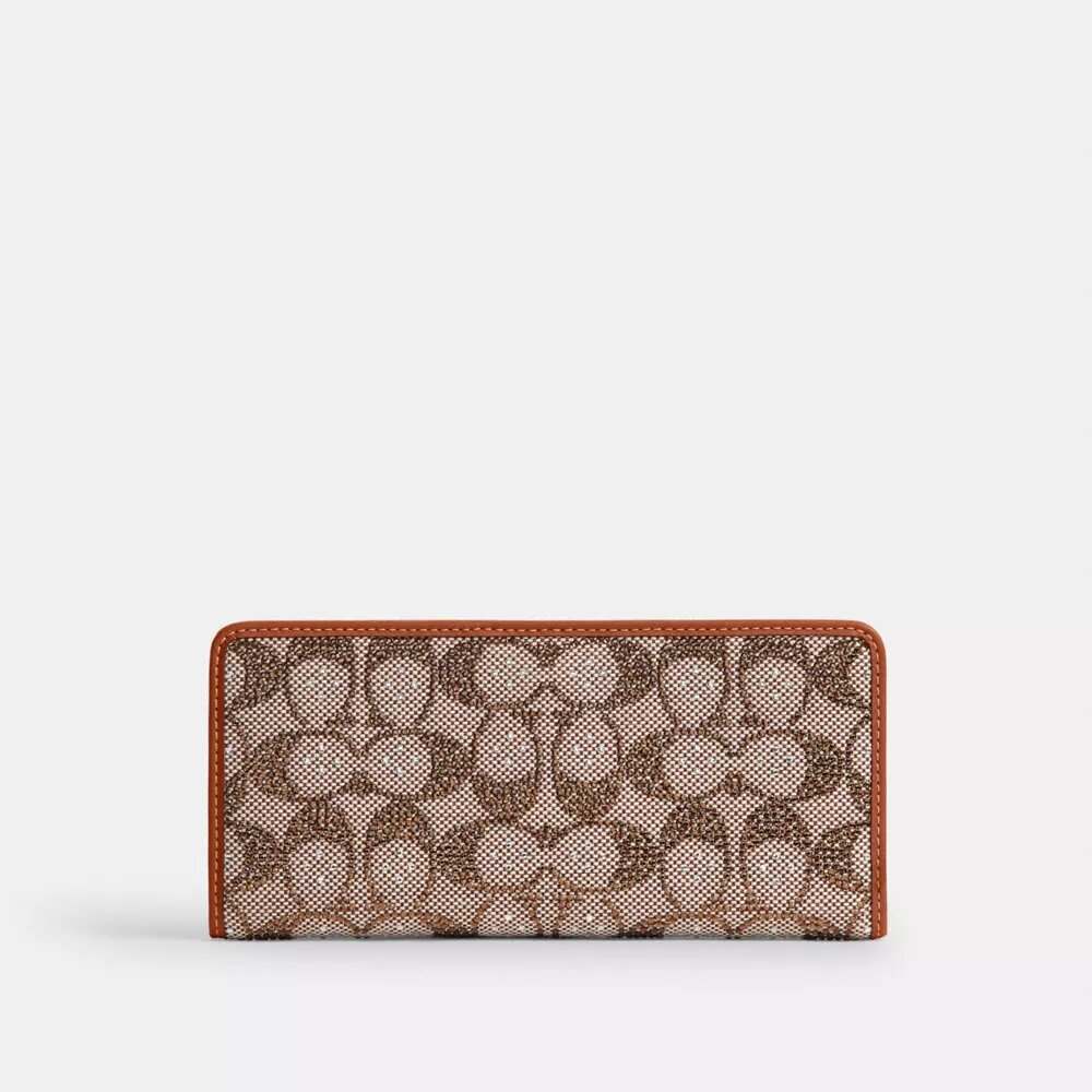 Cartera Essential Slim en jacquard Crystal Signature