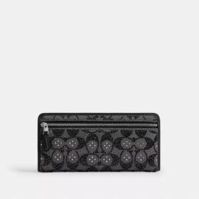 Cartera Essential Slim en jacquard Crystal Signature