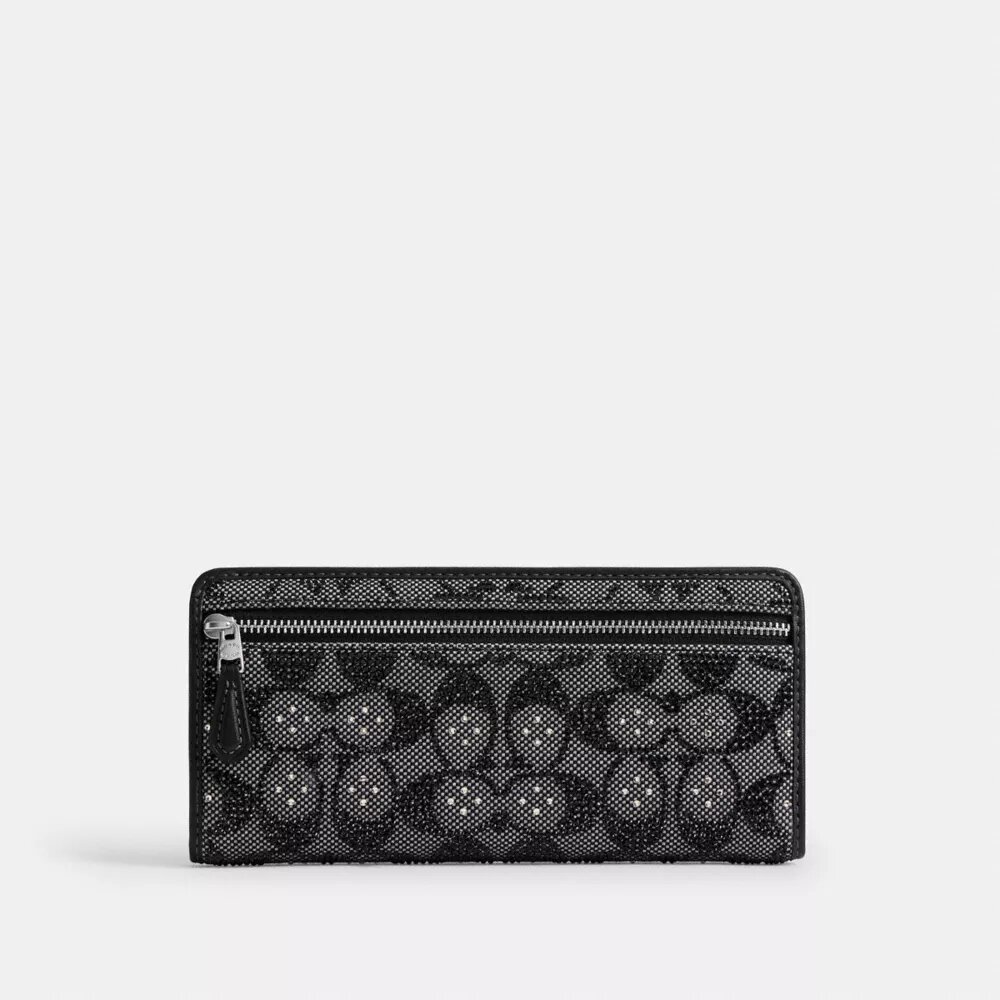 Cartera Essential Slim en jacquard Crystal Signature