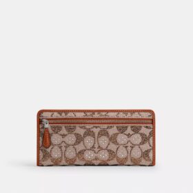 Cartera Essential Slim en jacquard Crystal Signature