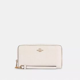 Cartera larga con cremallera envolvente