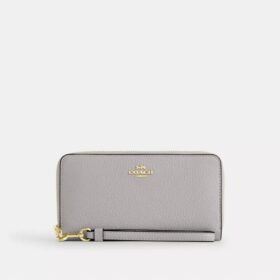 Cartera larga con cremallera envolvente