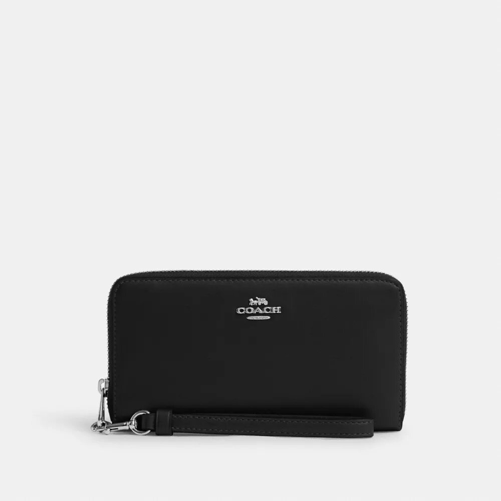 Cartera larga con cremallera envolvente