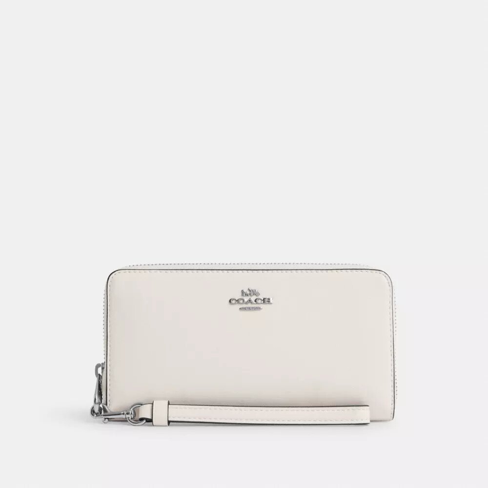 Cartera larga con cremallera envolvente