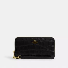 Cartera larga con cremallera envolvente