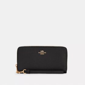 Cartera larga con cremallera envolvente
