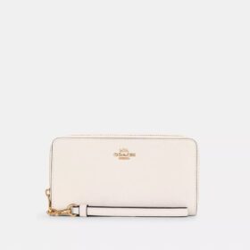 Cartera larga con cremallera envolvente