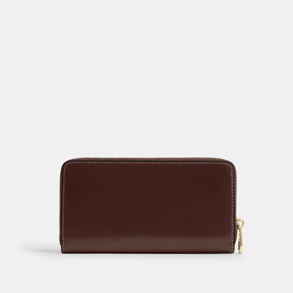 Cartera larga con cremallera envolvente