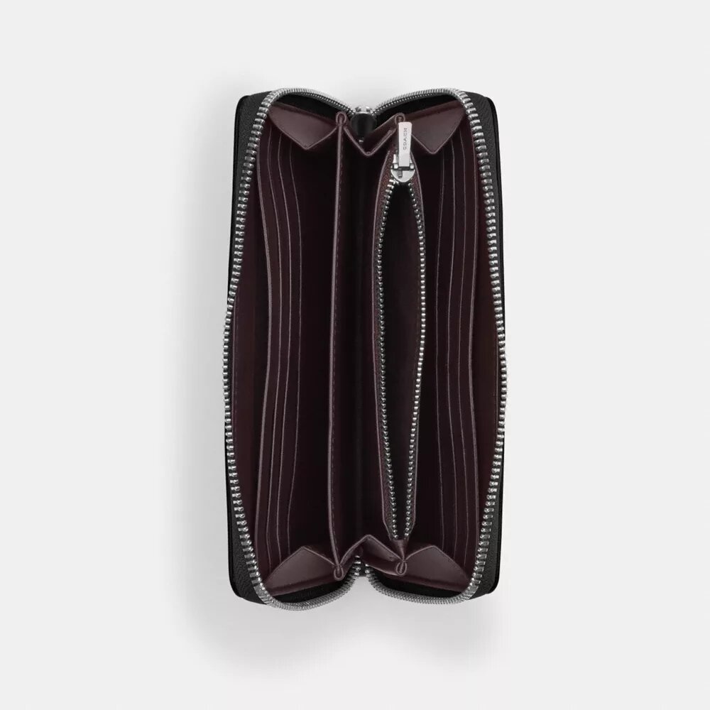 Cartera larga con cremallera envolvente