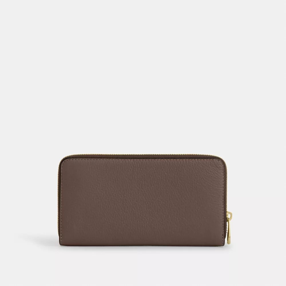 Cartera larga con cremallera envolvente