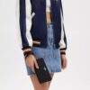 Cartera larga con cremallera perimetral en jacquard exclusivo