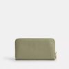 Cartera larga con cremallera y acolchado