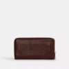 Cartera larga con cremallera y acolchado