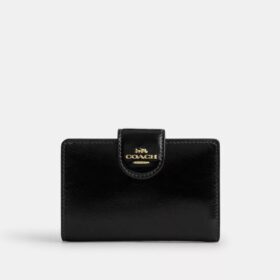 Cartera mediana con cremallera en la esquina