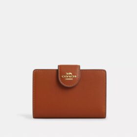 Cartera mediana con cremallera en la esquina
