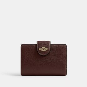 Cartera mediana con cremallera en la esquina