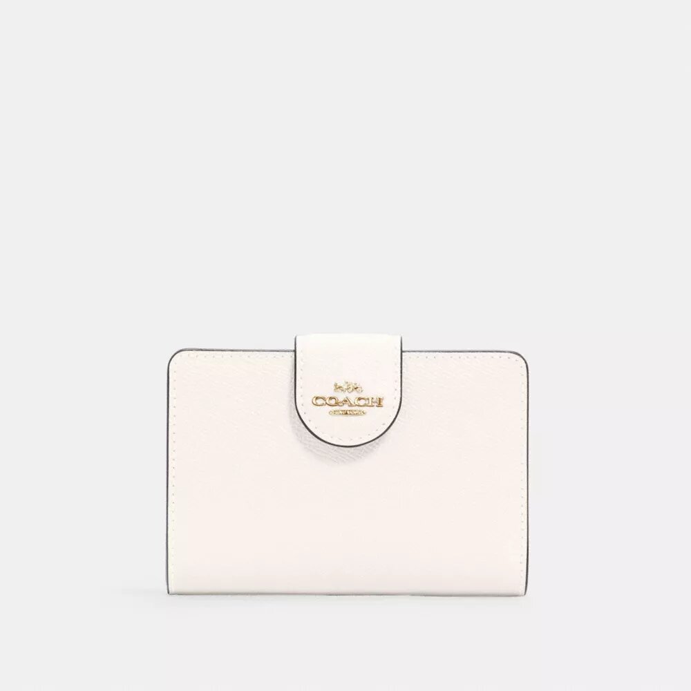 Cartera mediana con cremallera en la esquina