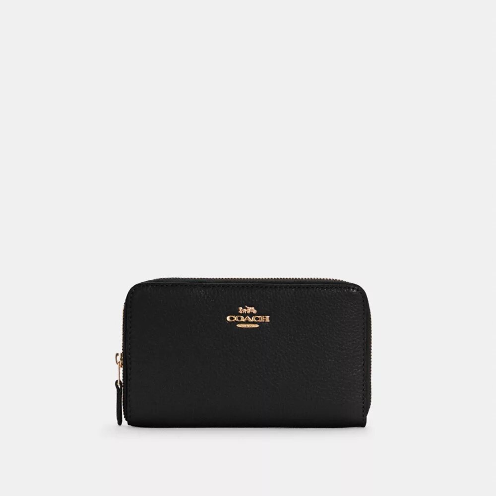 Cartera mediana con cremallera para DNI